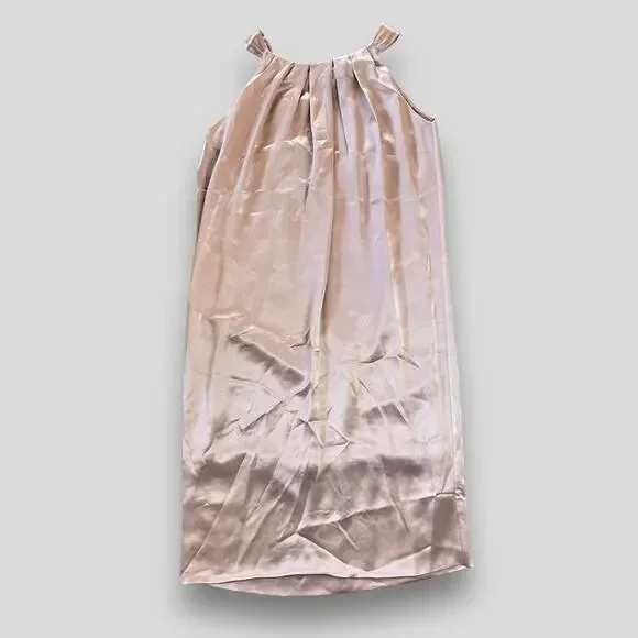 VERA WANG SATIN DRESS DESIGNER PARTY COCKTAIL EVENT HOLIDAY GOWN SMALL 4 38 - Picture 7 of 11